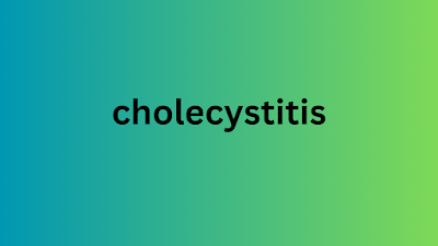 What is cholecystitis and how do I spell it?
